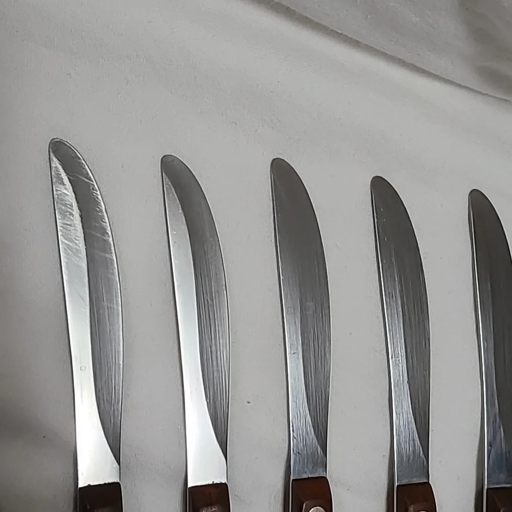 Cutco Vintage #59 Pat. No. 2147079, Set of 7 Smooth Blade Steak/table Knives - Picture 13 of 16